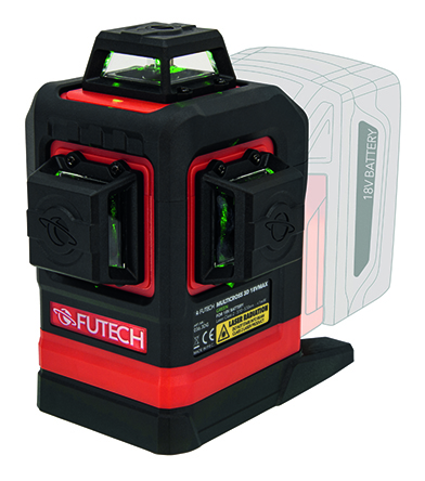 NIVEL LASER VER3D MULTI-BATERI