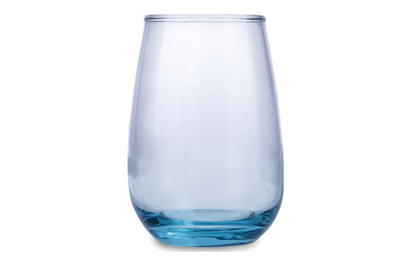 VASO CRISTAL MAINE 37 CL AZUL