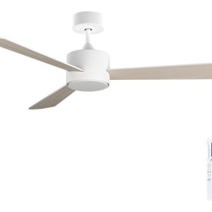 VENTILADOR TECHO BLA/MAD 122CM