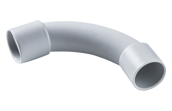 CURVA RIGIDA PVC GRIS 5 UNID 9