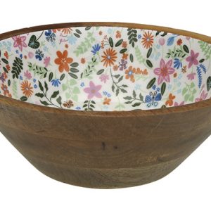 ENSALAD MADERA DECORADA ESMALT