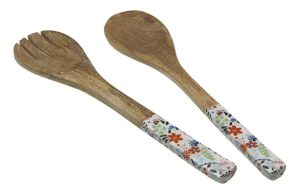 CUBIERTOS ENSALADA MADERA FLOW