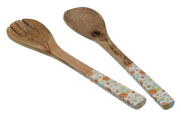 CUBIERTOS ENSALADA MADERA CLIV