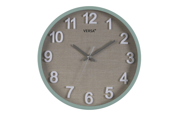 RELOJ PARED REDONDO VESTA MINT