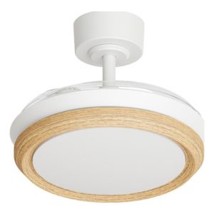 VENTILADOR TECHO 91CM BL/MADER