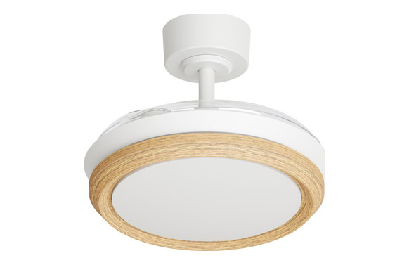 VENTILADOR TECHO 91CM BL/MADER