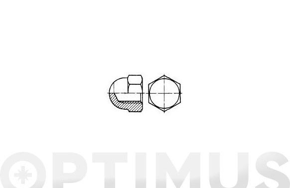 TUERCA CIEGA DIN1587 A-2 M 4 1