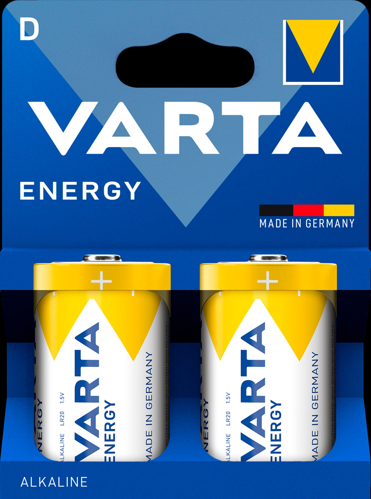 PILA ALCALINA ENERGY LR20D 2 U