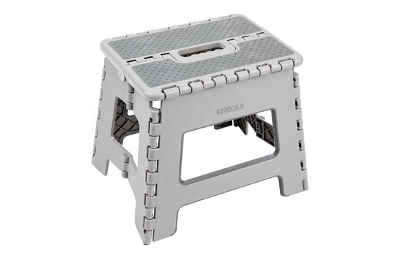 TABURETE PLEGABLE GRIS 29X22X2