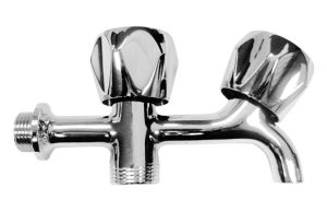 GRIFO LAVAD. DOBLE V/LATON 1/2