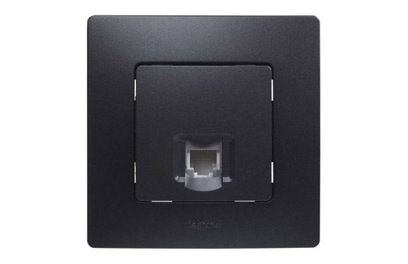 TOMA TELEFONO NEGRA SERIE NILO