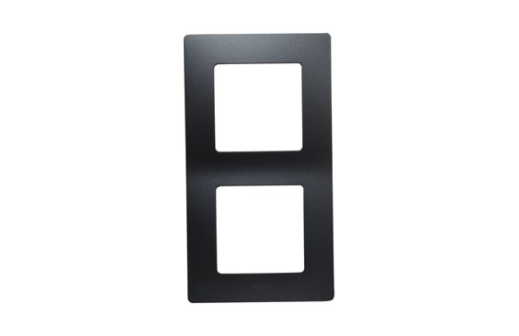 MARCO 2 ELEMENTOS NEGRO SERIE