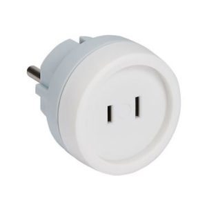 ADAPTADOR ENCHUFE VIAJE 2P BL