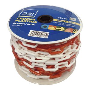 CADENA BLANCA/ROJA 25M 6MMAC-2