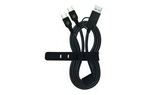 CARGADOR C+A DOBLE CABLE C 3A