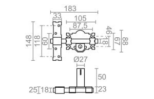 CERROJO GRIS CR007 10847