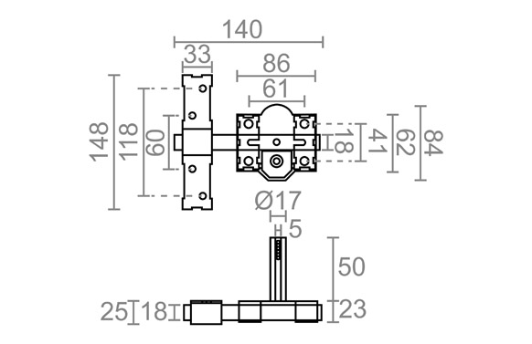 CERROJO NIQUEL CRR08 10849