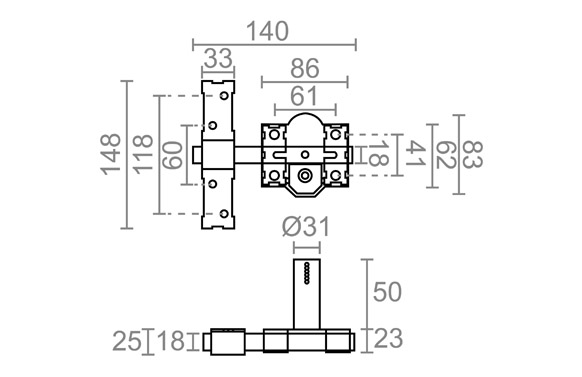 CERROJO NIQUEL CRR10 10860