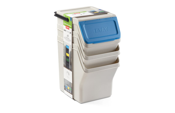 CUBO RECICLAJE MODULAR 3 UNIDA