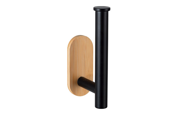 PORTAROLLOS ACERO INOX NEGRO/N