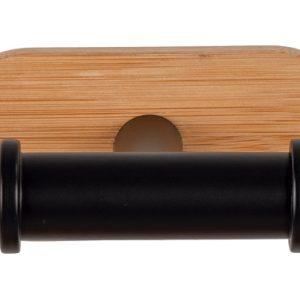 PERCHA DE ACERO INOX NEGRO/NAT