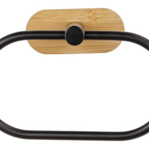 TOALLERO DE ARO ACERO INOX NEG