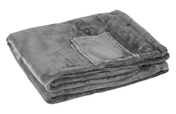 MANTA INALAMBRICA 150X80CM GRI