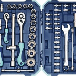 LLAVES VASO 1/4+1/2+ACC+PU JGO