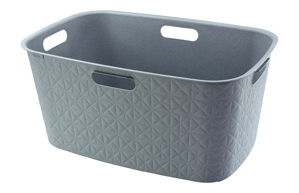 CESTO ROPA L 45L AZUL BRUMA