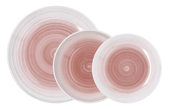 VAJILLA 18 PZAS VELVET ROSE QD