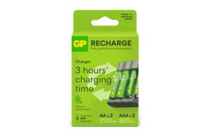 CARGADOR RECHARGE AA-AAA 2PILA