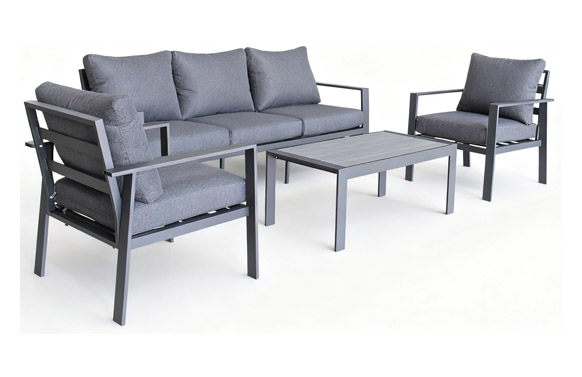 CONJUNTO CAFE ALUMINIO ROMA