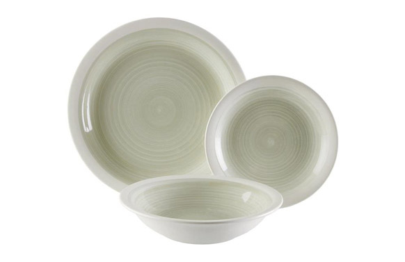 VAJILLA CERA 18PZAS LEGRAN GRI