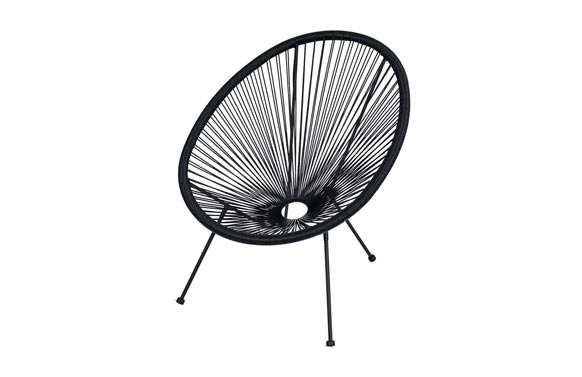 HAMACA RELAX CUER NEGRO 70X69X