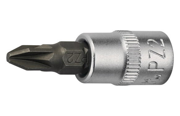 LLAVE VASO 1/4 PUNTA POZIDRIV