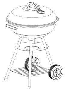 BARBACOA CARB. RED. C/RUED. 53