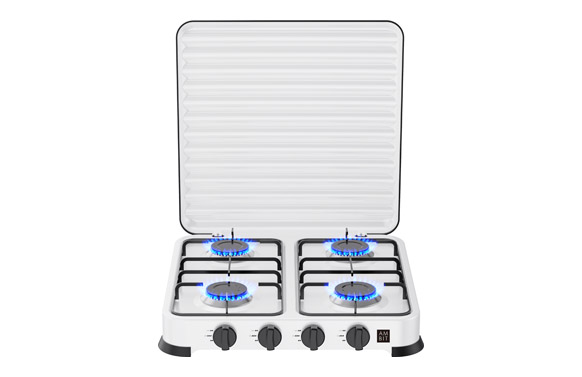 COCINA CAMPING GAS CON TAPA 4
