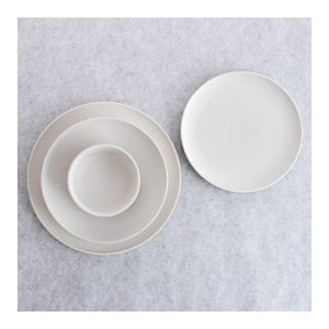 PLATO PORCELANA BLANCA FOSIL P