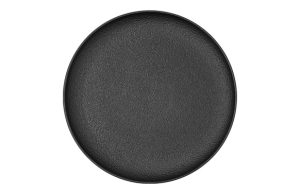 PLATO PORCELANA NEGRO FOSIL LL