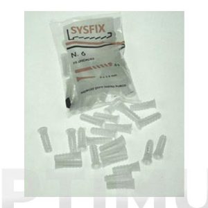 TACO ESTRIADO BLANCO 12X50MM 2