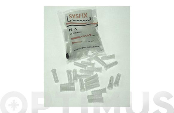 TACO ESTRIADO BLANCO 12X50MM 2