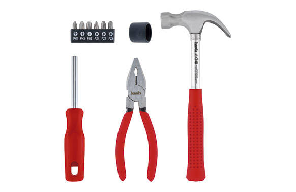 CAJA DE 10 HERRAMIENTAS MANUAL