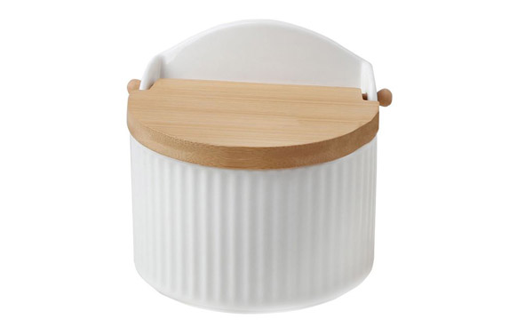 SALERO CERAMICA TAPA BAMBU GRA