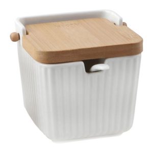 AZUC CERA TAPA BAMBU + CUCHARA