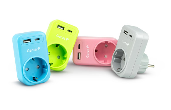 ADAPTADOR SCHUKO USB+USB-CP 20