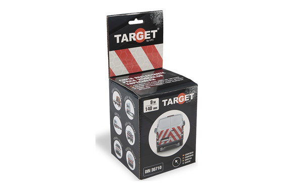 CINTA REFLECTANTE BLANCA/ROJA