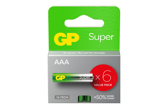 PILA ALCALINA SUPER LR3 AAA 6