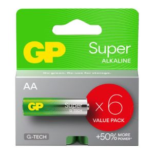 PILA ALCALINA SUPER LR6 AA 6 U