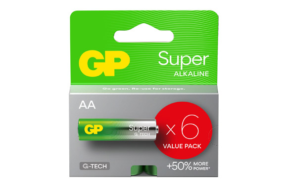 PILA ALCALINA SUPER LR6 AA 6 U