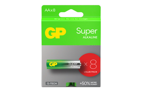 PILA ALCALINA SUPER LR6 AA 8 U